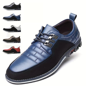 Sapatos Estilosos Para Homens Plus Size, Com Bloco De Cores, Confortáveis E Antiderrapantes, Para Atividades Ao Ar Livre.