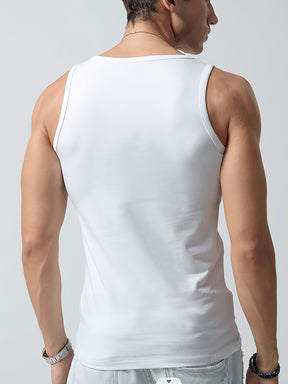 Regata * de cor lisa masculina, camiseta sem mangas com gola redonda de secagem rápida para atividades, roupas masculinas para verão ao ar livre