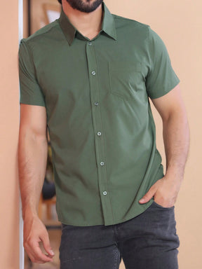 CAMISA SOCIAL COM ELASTANO SILM FIT MASCULINO COM BOLSO