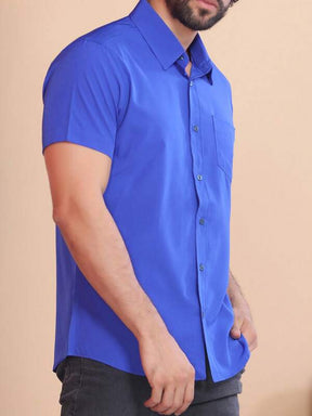 CAMISA SOCIAL COM ELASTANO SILM FIT MASCULINO COM BOLSO