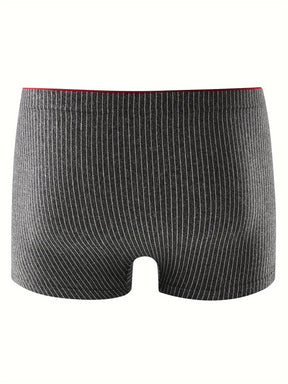 4 Peças De Cuecas Listradas Para Homens, Shorts Boxer Casuais, Confortáveis E Elásticos, Cuecas Boxer Respiráveis, Shorts Esportivos Para Estudantes