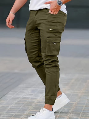 Calça cargo jogger masculina, sólida e colorida, respirável e resistente para atividades ao ar livre como presente