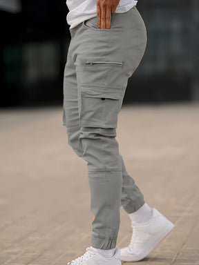 Calça cargo jogger masculina, sólida e colorida, respirável e resistente para atividades ao ar livre como presente