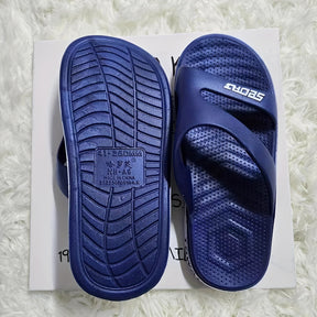 Chinelo Masculino de Cor Sólida com Ponta Aberta, Confortável e Respirável, Solado Macio e Durável, Ideal para Atividades ao Ar Livre