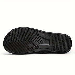 Chinelo masculino estiloso com bloco de cores, leve e confortável, antiderrapante e durável, ideal para atividades ao ar livre no verão, calçado masculino