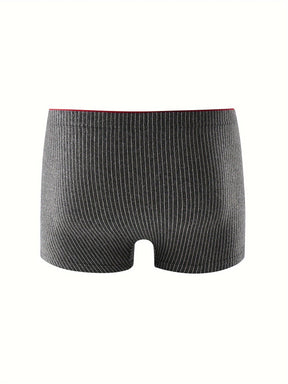 Conjunto De 4 Cuecas Masculinas, Cuecas Esportivas, Boxers Listrados Casuais, Calcinhas Boxer Confortáveis E Elásticas