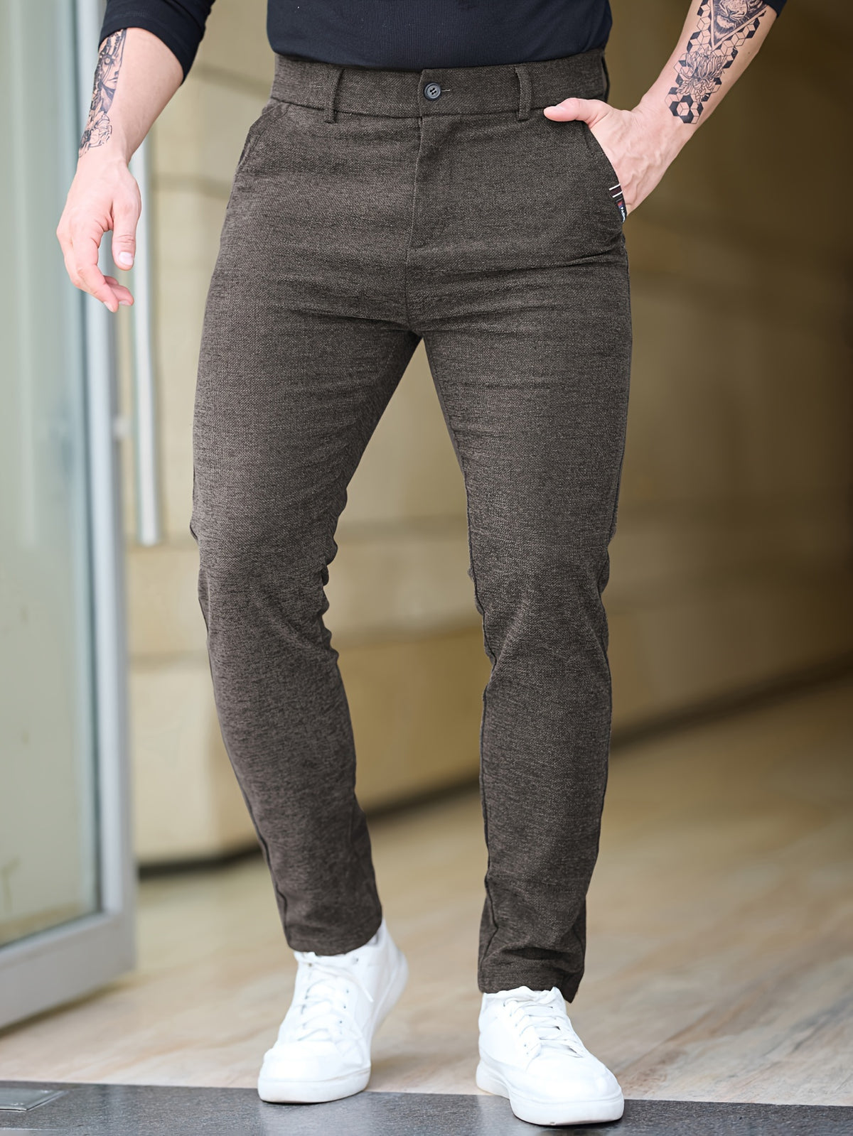 Calça * casual slim-fit