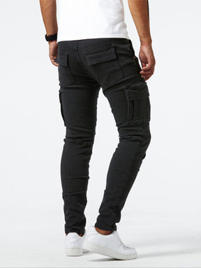 Calças * jeans cargo slim fit