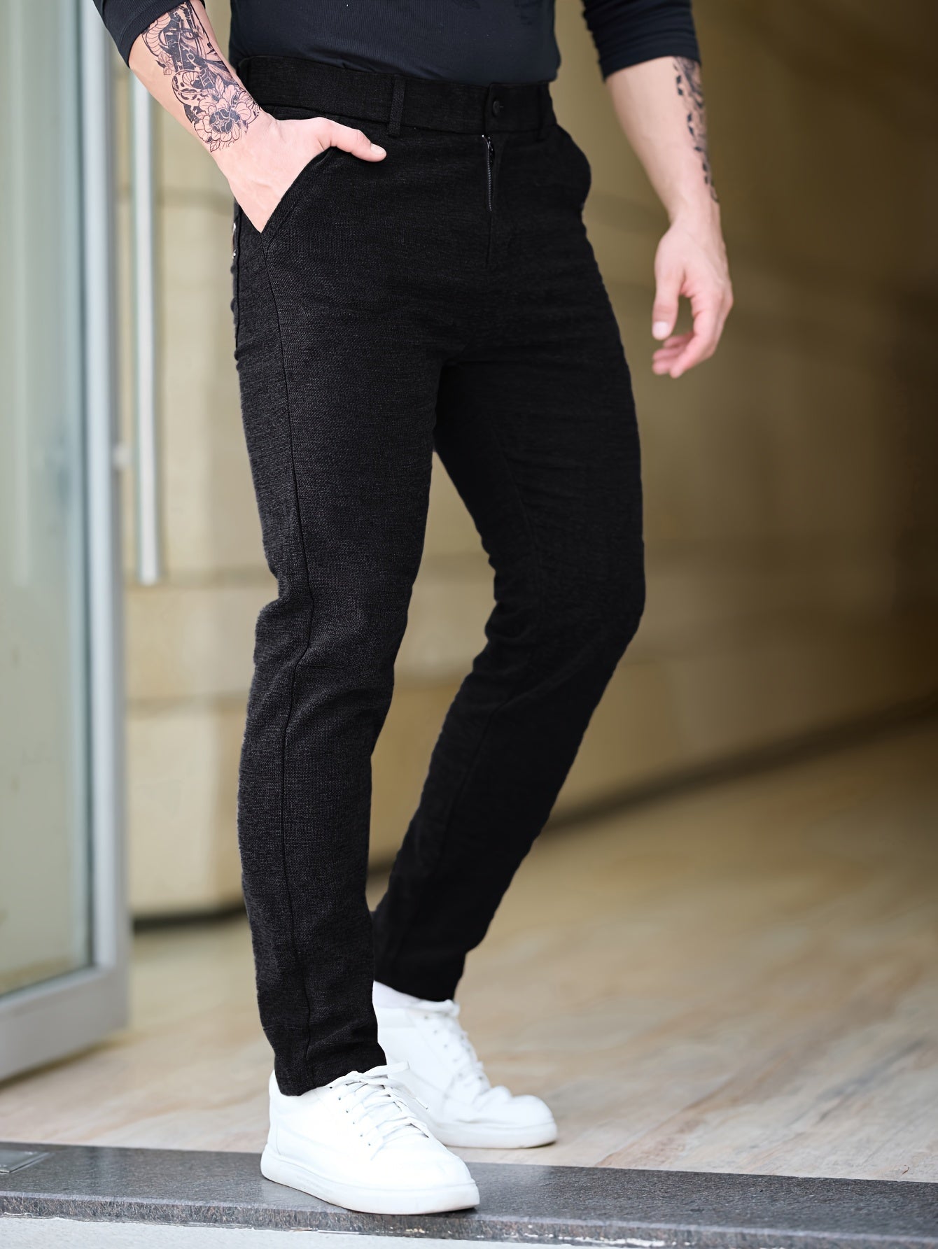 Calça * casual slim-fit