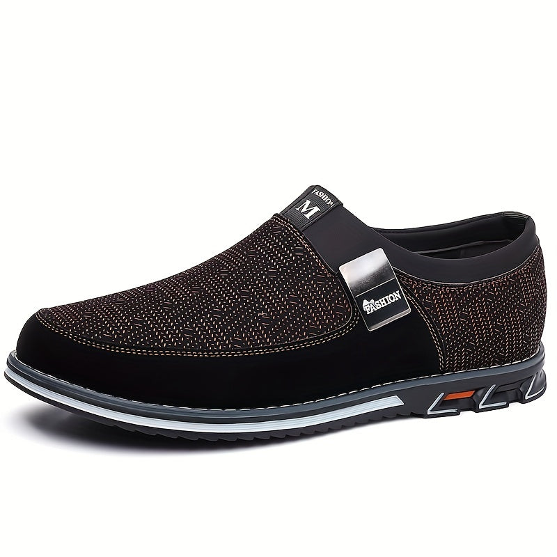 Sapatos de mocassim masculino, confortáveis e antiderrapantes, calçados masculinos, primavera e verão