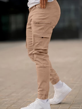 Calça cargo jogger masculina, sólida e colorida, respirável e resistente para atividades ao ar livre como presente