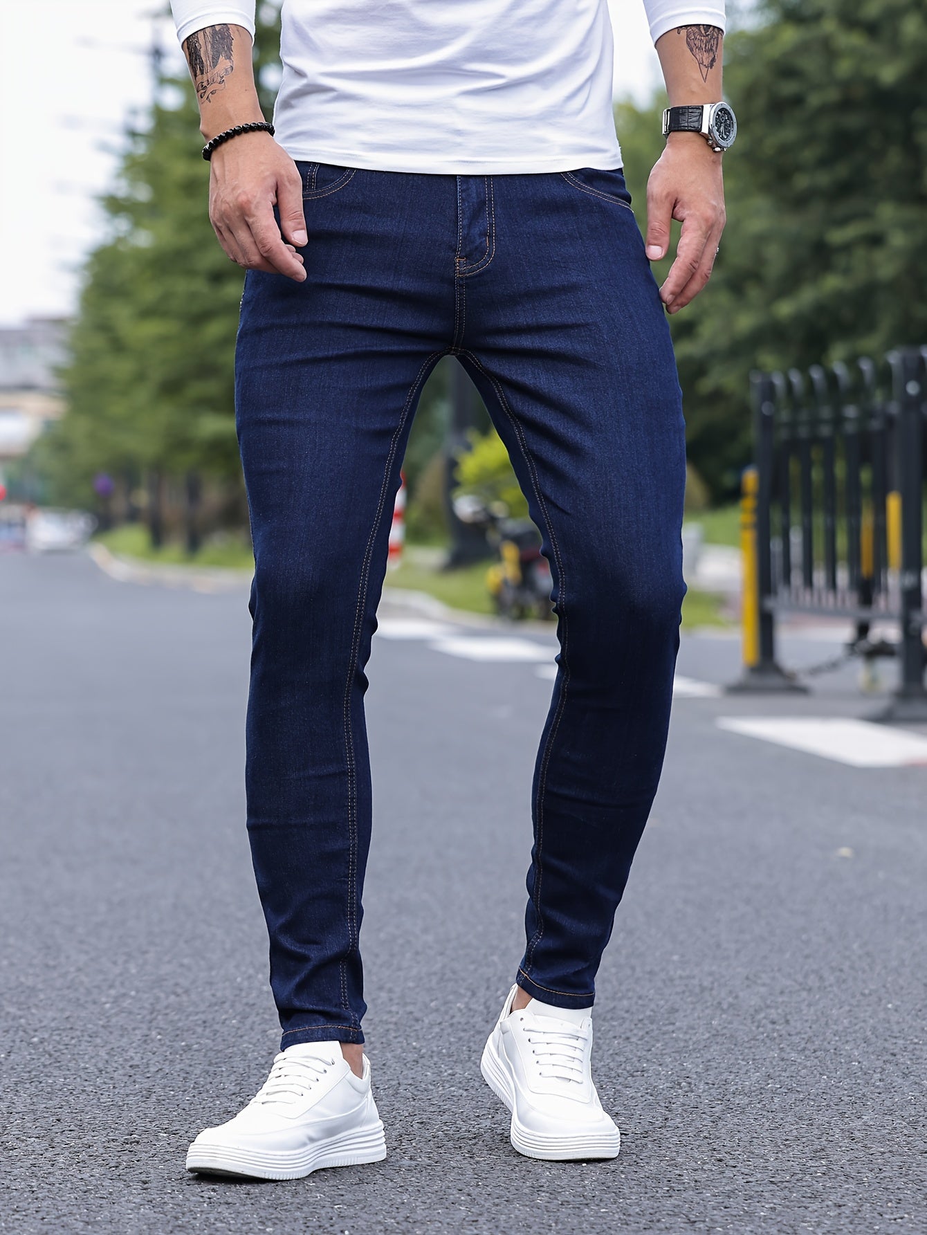 Calças * jeans elegantes e ajustadas