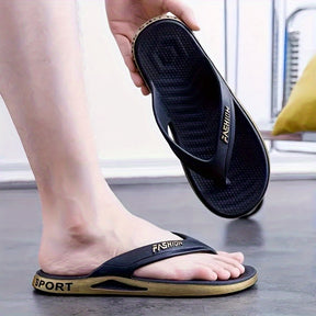 Chinelo leve e moderno para homens, confortável, antiderrapante, durável e anti-odor, ideal para atividades ao ar livre.