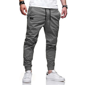 Y2K Autumn New Men Solid Color Long Cargo Pants Sweatpants Mens High Quality Casual Joggers White Sports Pants Designer Clothes