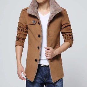 Men Jacket Soft Leisure Stand-up Collar Jacket 3 Colors Coat  Men Stylish Windproof Jacket for Outdoor