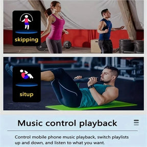 Relógio Inteligente Multifuncional para Homens e Mulheres, Smartwatch Esportivo com Controle de Música, Calorias de Passo, Relógio Despertador 116Plus, Message Remind, D13