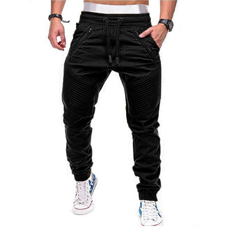 Men Casual Sports Pants Sweatpants Male Hip Hop Harem Pencil Pants Trousers Size S-3XL