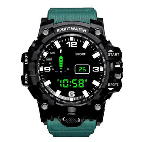 YIKAZE-LED Digital Sport Watch masculino, relógios eletrônicos, multifunções, militares, esportes, relógio, presentes para crianças, fitness