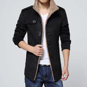 Men Jacket Soft Leisure Stand-up Collar Jacket 3 Colors Coat  Men Stylish Windproof Jacket for Outdoor