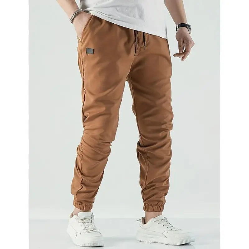 Calça * reta de tubo Hip-Hop masculina