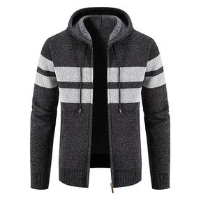 Men Hooded Cardigans Sweatercoats New Male Sweaters Jackets Winter Thicker Warm Sweaters Casual Cardigans Hoodies Cardigans 3XL