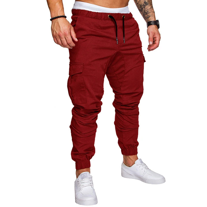 Men Casual Sports Pants Sweatpants Male Hip Hop Harem Pencil Pants Trousers Size S-3XL