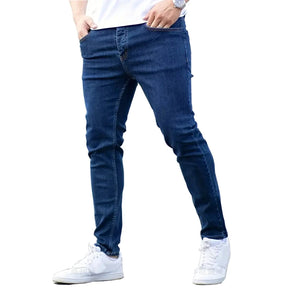 Calça * jeans slim fit masculina, streetwear hip hop.