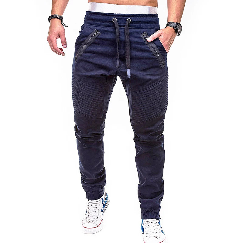 Men Casual Sports Pants Sweatpants Male Hip Hop Harem Pencil Pants Trousers Size S-3XL