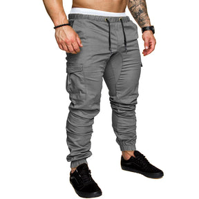 Men Casual Sports Pants Sweatpants Male Hip Hop Harem Pencil Pants Trousers Size S-3XL