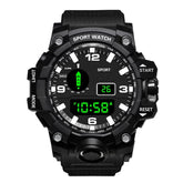 YIKAZE-LED Digital Sport Watch masculino, relógios eletrônicos, multifunções, militares, esportes, relógio, presentes para crianças, fitness