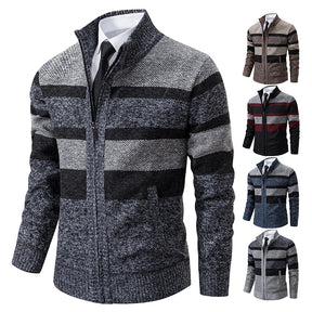 Winter Cardigan Sweater Men's Clothing 2023 Spring Autumn New Koreab Trend Stand Collar Casual Sweatercoat Hombre Jumpers