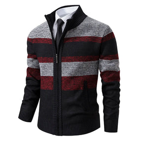 Winter Cardigan Sweater Men's Clothing 2023 Spring Autumn New Koreab Trend Stand Collar Casual Sweatercoat Hombre Jumpers