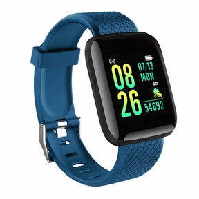 Relógio Inteligente Multifuncional para Homens e Mulheres, Smartwatch Esportivo com Controle de Música, Calorias de Passo, Relógio Despertador 116Plus, Message Remind, D13