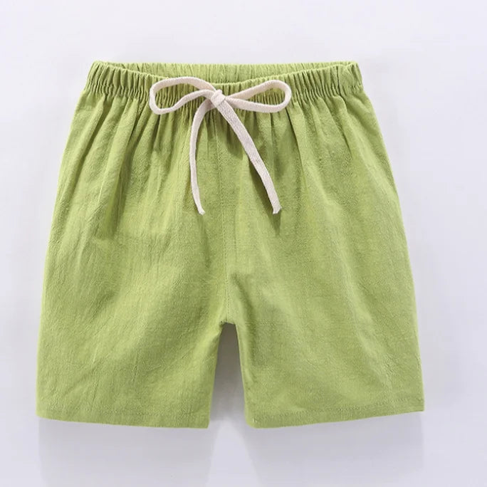 Short Pants Children Shorts for Boys Girls  Clothes Cotton Solid Breathable Summer  Casual Sports Beach Kids Shorts ElasticYoung