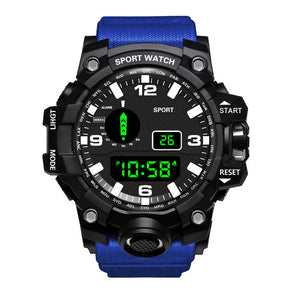 YIKAZE-LED Digital Sport Watch masculino, relógios eletrônicos, multifunções, militares, esportes, relógio, presentes para crianças, fitness