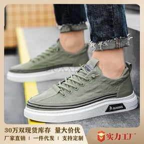 Men Vulcanized Shoes New Spring Casual Sports Vulcanized Designer Outdoor Breathable Tennis Training Shoes for Men