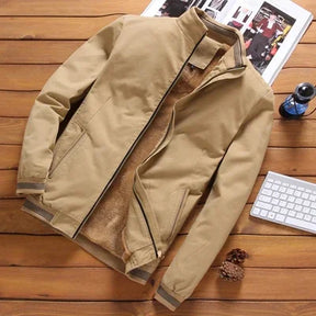 Autumn and Winter Thickened Warm Windbreaker Men's Pilot Jacket Men's Jacket Fleece Jacket Men's Military Baseball Coats 5XL