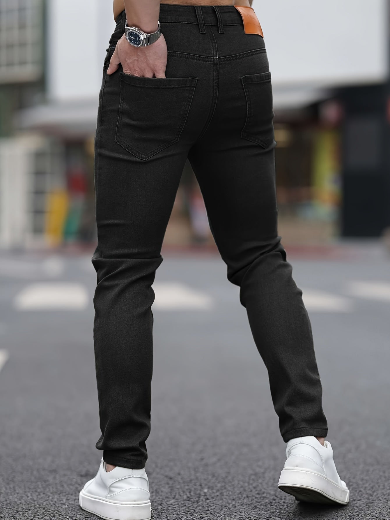 Calça * Jeans Slim elegante para homens