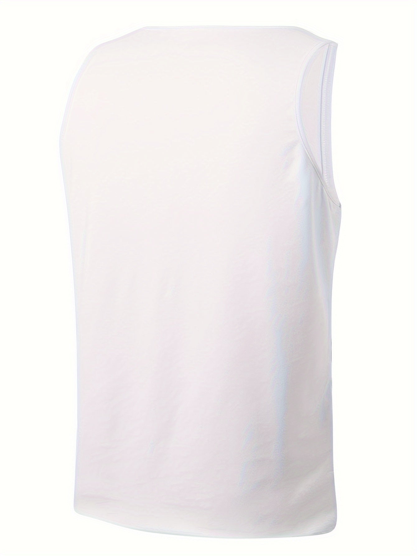 Regata masculina de verão com estampa de blocos de cores, secagem rápida, respirável e que absorve umidade, ideal para prática esportiva, academia e corrida, roupas masculinas