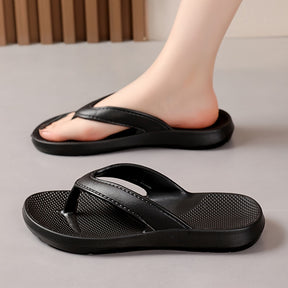 Chinelo masculino de cor sólida e leve, confortável, antiderrapante e fresco, com tecnologia anti-odor EVA, para uso ao ar livre no verão.