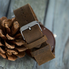 Relógio de pulso em madeira de nogueira natural para homens, escolha ideal para presentes