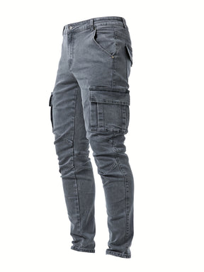 Calças * jeans cargo slim fit